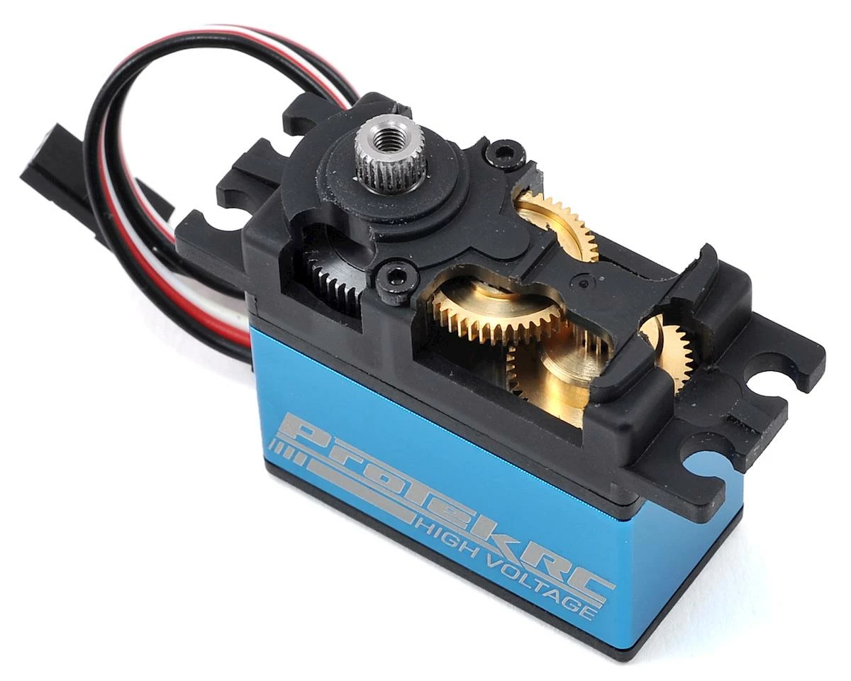 ProTek RC 130T Standard Digital "High Torque" Metal Gear Servo (High Voltage) 4 ProTek RC 130T Standard Digital "High Torque" Metal Gear Servo (High Voltage) - Image 2