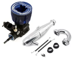 ProTek RC Samurai RM Maifield Edition Competition Nitro Engine Bundle w/2100 Tuned Pipe & 85mm Manifold (Ceramic Bearing)