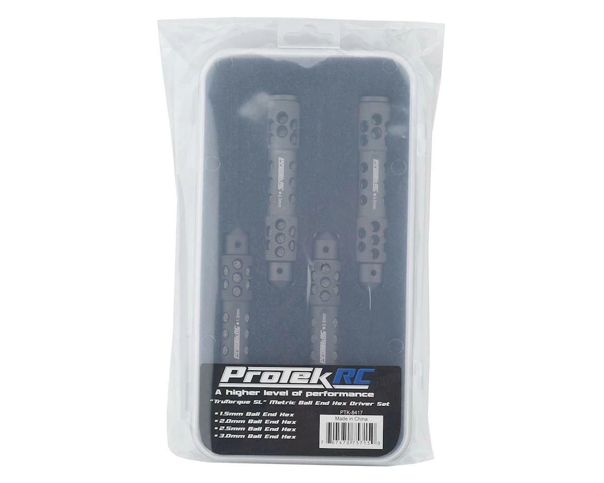 ProTek RC "TruTorque SL" Metric Ball End Hex Driver Set (4) (1.5mm, 2.0mm, 2.5mm, 3.0mm) 4 ProTek RC "TruTorque SL" Metric Ball End Hex Driver Set (4) (1.5mm, 2.0mm, 2.5mm, 3.0mm) - Image 2