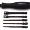 ProTek RC "TruTorque" 5-Piece 1/4" Drive Hex & Nut Driver Set (1.5, 2.0, 2.5mm Hex & 5.5, 7mm Nut Driver) -ProTek RC Sales ptk 8462