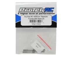 ProTek RC 4x55mm Titanium Turnbuckle (2) -ProTek RC Sales ptk t 7213 1